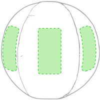 Area marcaje A partir del segundo panel