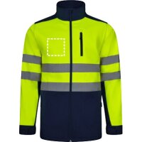 Area marcaje Chaqueta reflectora - Lado izquierdo