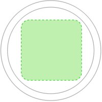 Area marcaje Cara principal