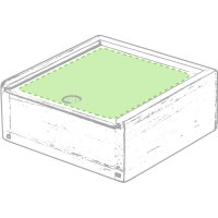 Area marcaje En la tapa mas grande