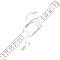 Area marcaje En el auricular izquierdo