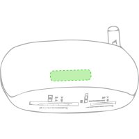 Area marcaje Cara superior pegado abajo