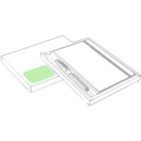 Area marcaje En la caja de presentación