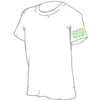 Area marcaje En la manga izquierda