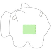 Area marcaje En el lateral del cerdito